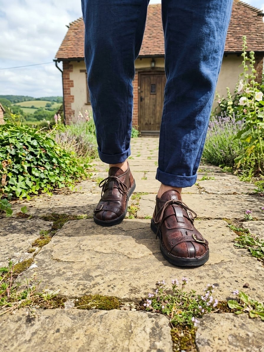 Chaussures Artisanales en Cuir Unisexe